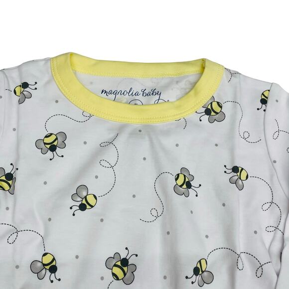NWT Magnolia Baby Size 2T Baby Bee Yellow PJs - Picture 2 of 4